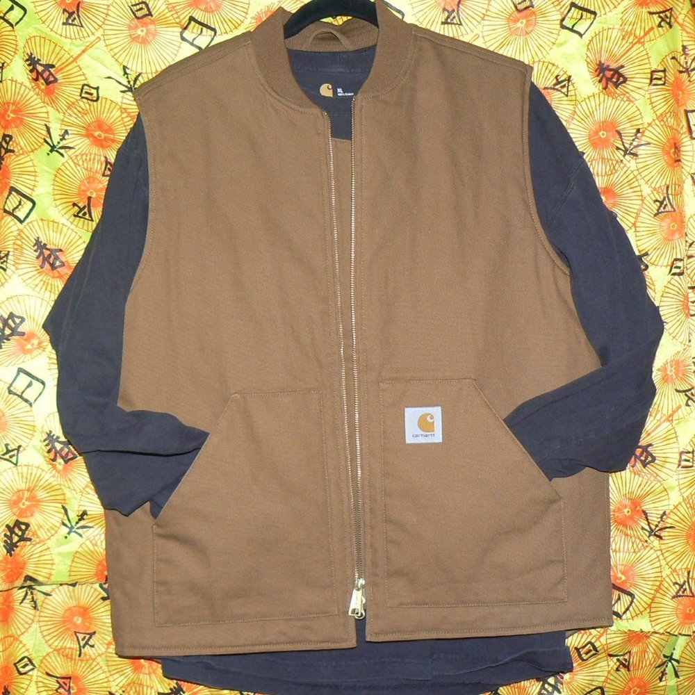 Carhartt Bundle (2 items) - VEST + Long-Sleeve  (Size XL) *Read Description!*